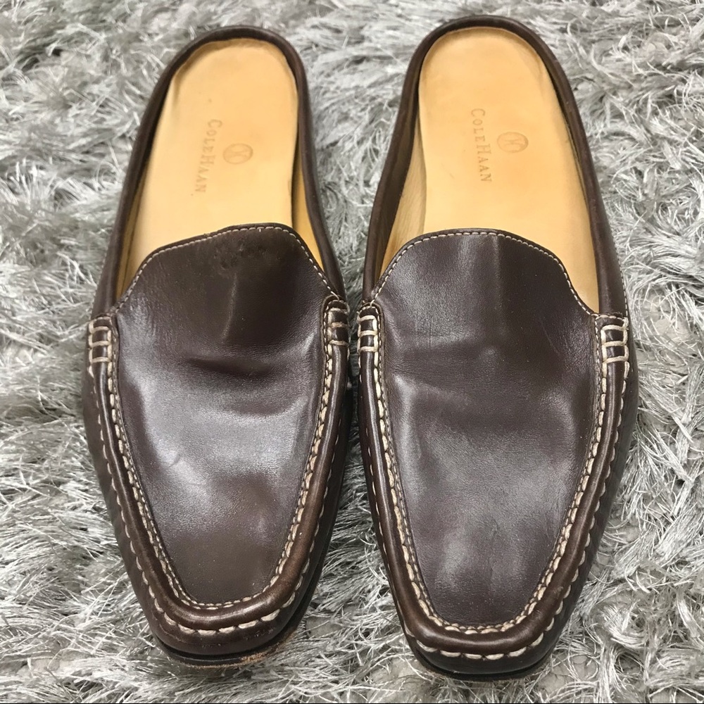 COLE HAAN LEATHER SLIPPERS🔥